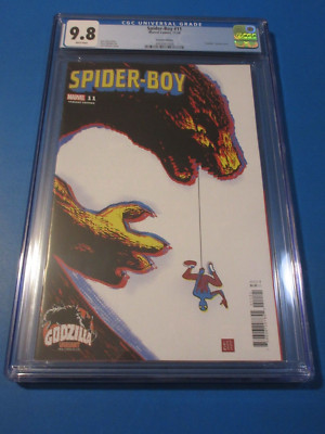 Spider-boy #11 Garbett Godzilla variant CGC 9.8 NM/M Gorgeous gem Wow-image