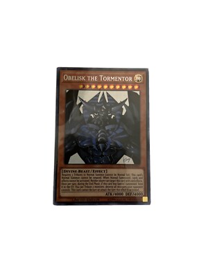 Yu-Gi-Oh! TCG Obelisk the Tormentor (alternate art) 2019 Gold Sarcophagus Tin...-image