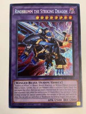 Rindbrumm the Striking Dragon RA02-EN025 - Secret Rare - Yu-Gi-Oh!-image