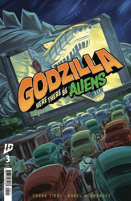 GODZILLA HERE THERE BE ALIENS #3 CVR B HERNANDEZ (8/13/25)-image