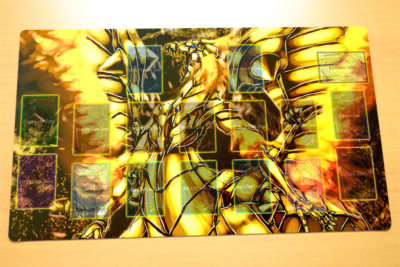 No.1878# Yugioh TCG Custom Playmat The Winged Dragon of Ra YGO Card Mat Duel Mat-image