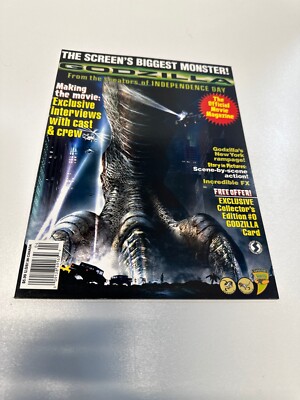 GODZILLA THE OFFICIAL MOVIE MAGAZINE (STARLOG/1998/GODILLA TRADING CARD/112370)-image