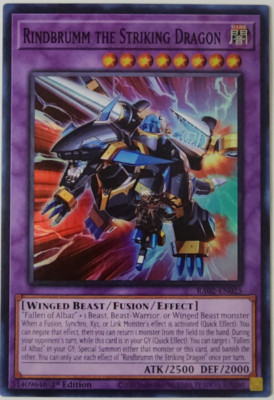 Yugioh! - Rindbrumm the Striking Dragon - RA02-EN025 - Super  Rare - NM/M-image