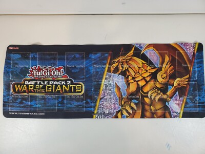 VTG 1996 Yugioh Battle Pack 2 War of the Giants The Winged Dragon of Ra Playmat -image