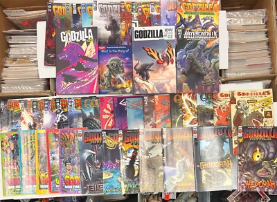 Godzilla IDW 44 different Comic Collection cover price $290 Rivals Hedorah Mothr-image