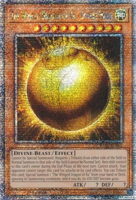 Yugioh! WingedDragon of Ra-Sphere Mode (Quarter Century Secret Rare) RA01-EN007 -image