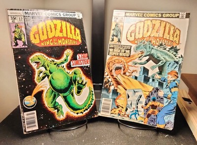 Godzilla Comics Marvel 1978 Numbers 12 & 14 International Shipping! -image