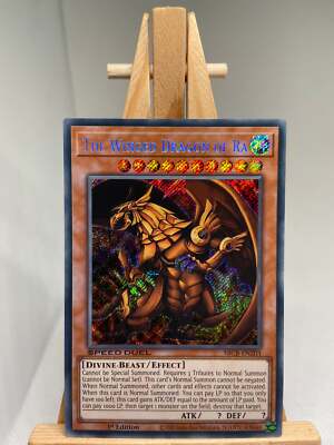 The Winged Dragon Of Ra - Secret Rare 1st Edition SBCB-EN203 - NM - YuGiOh-image
