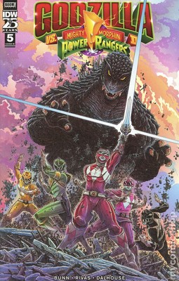 Godzilla vs. the Mighty Morphin Power Rangers II #5RI NM 2024 Stock Image-image