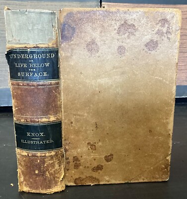 1873 Underground or Life Below the Surface by Thomas W. Knox, Illustrated-image