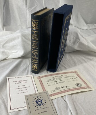 PRESIDENT GEORGE BUSH Signed EASTON PRESS Speaking of Freedom LIMITED EDITION-image