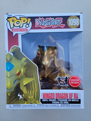 Funko POP! Animation Yu-Gi-Oh Winged Dragon of Ra Metallic GameStop Exclusive-image