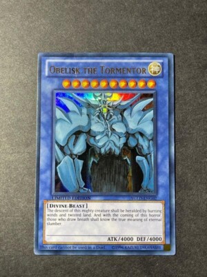 Obelisk the Tormentor YGLD-ENG02 Ultra Rare Limited Edition Yugioh NM-image