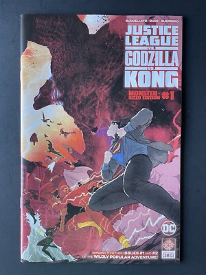 Justice League VS Godzilla VS Kong MONSTER-SIZED EDITION DC Comics VF/NM-image