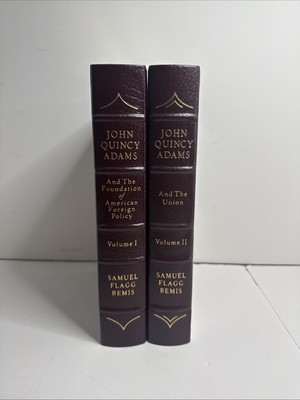John Quincy Adams by Samuel Flagg Bemis, 2 Vols. Easton Press-image