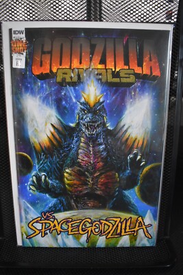 Godzilla Rivals vs Spacegodzilla #1 Eggleton Incentive RI Variant IDW 2023 9.6-image