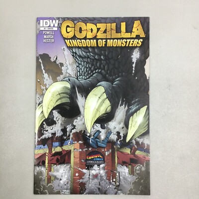 Godzilla Kingdom Of Monster #1 Curious Comics Exclusive IDW 2011 (GZ94)-image