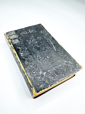 1842 Literary Annual Book of Prose THE GEM Engravings & Poetry Embossed Keepsake-image
