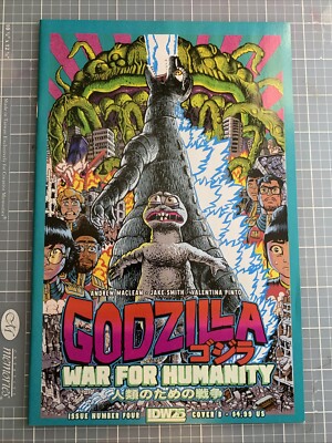 Godzilla War For Humanity #4 IDW (2024) Jake Smith Variant-image