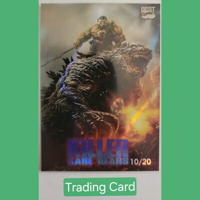 Killer Kare Bears - Godzilla 70th Anniversary Homage - Foil Trading Card #10/20-image