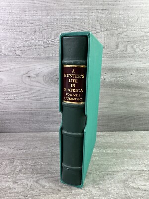 1980 Leather Bound A Hunters Life In S Africa Volume 2 HC Book by Cummings-image
