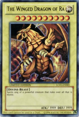 Yugioh! The Winged Dragon of Ra LC01-EN003 Ultra Rare Limited Edition NM-image