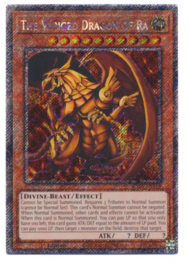 The Winged Dragon of Ra - RA04-EN118 - Platinum Secret Rare Stampede-image