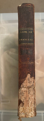 The Life Of the Late Dr. Benjamin Franklin 1823 Starr &Niles Leather LOOK!-image