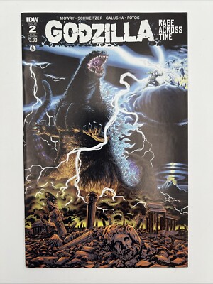 Godzilla Rage Across Time IDW Issue #2 Subscription Cover VG-image