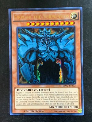 Obelisk the Tormentor LDK2-ENS02 Ultra Rare Limited Edition Yu-Gi-Oh! Konami-image