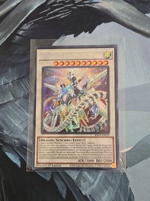 Crystal Clear Wing Synchro Dragon (Secret Rare) RA04-EN059 Quarter Century...-image