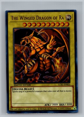 The Winged Dragon of Ra LC01-EN003 Yugioh CCG Ultra Rare 25th Anniversary FOIL-image