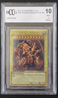 2010 Legendary Collection The Winged Dragon of RA #LC01-EN003 - BCCG MINT 10-image