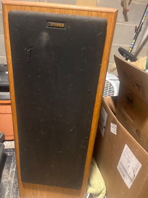 VINTAGE FISHER FLOOR SPEAKER Tested Working! Sounds Great!-image