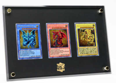 Yugioh TCG 25th Anniversary Stainless Steel Egyptian God Cards-image
