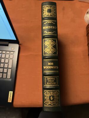 Maestro, Bob Woodward, Easton Press, Signed First Edition, Leather Bound-image
