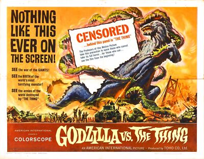 Mothra Vs Godzilla 02 Movie Poster Jigsaw Puzzle 120 300 Pieces Pick A Size-image