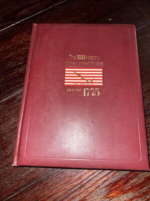 Time Life Book - The Life History of The United States 7 books Red Leather -image