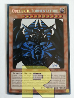 Obelisk The Tormentor ® Rare Secret Prismatic ® TN19-IT007 ® Italian-image