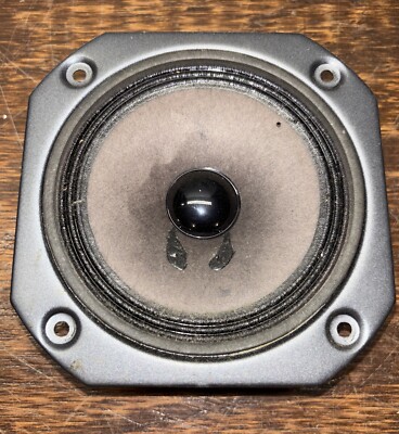 Fisher ST-410 Speaker 4” Mid Range 8 Ohm - SB80583-1 2j22 - SEE PHOTOS PIN HOLE-image