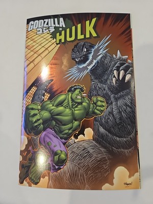 Godzilla vs. Hulk #1 Edition Mcguinness Foil Variant Comic Book-image