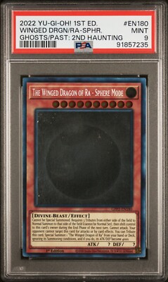 PSA 9 MINT The Winged Dragon of Ra Sphere Mode GFP2-EN180 Ghost Rare *235 Yugioh-image