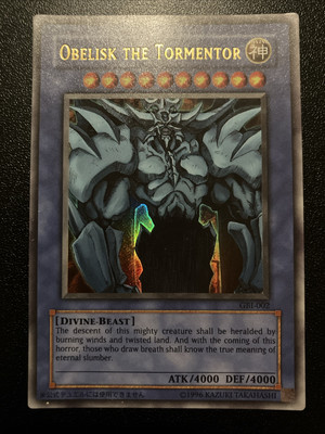 Obelisk The Tormentor GBI-002 Yu-Gi-Oh Card - Ultra Rare and Near Mint-image