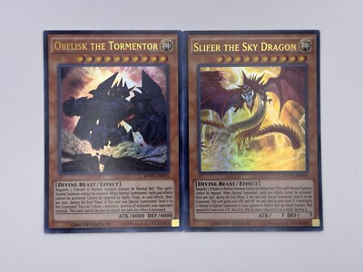 Obelisk The Tormentor MVP1-ENSV5 Slifer The Dragon MVP1-ENSV6 Pack Fresh NM-image