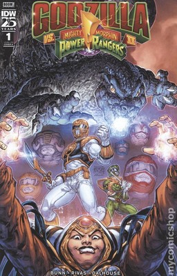 Godzilla vs. the Mighty Morphin Power Rangers II 1A NM 2024 Stock Image-image