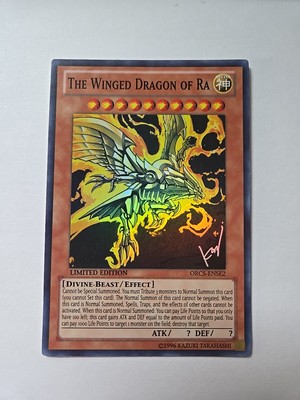 Yu-Gi-Oh! The Winged Dragon of Ra Limited Edition ORCS-ENSE2 Super Rare Shiny NM-image