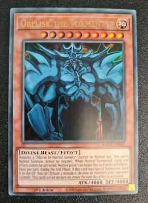 Obelisk the Tormentor Yu-Gi-Oh! EGO1-EN001 1st Ultra Rare-image