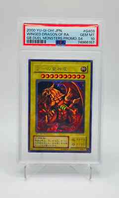 Yu-Gi-Oh! Winged Dragon of Ra G4-03 | PSA 10 Gameboy Promo Japanese | GEM MINT-image