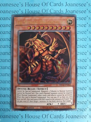 The Winged Dragon of Ra KICO-EN065 Ultra Rare Yu-Gi-Oh Card 1st Edition New (2)-image