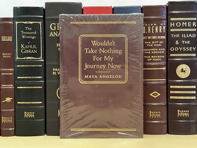 Wouldn't Take Nothing For My Journey Now by Maya Angelou ,  leather - sealed-image